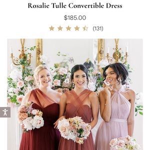 Revelry Convertible Tulle Dress in French Blue